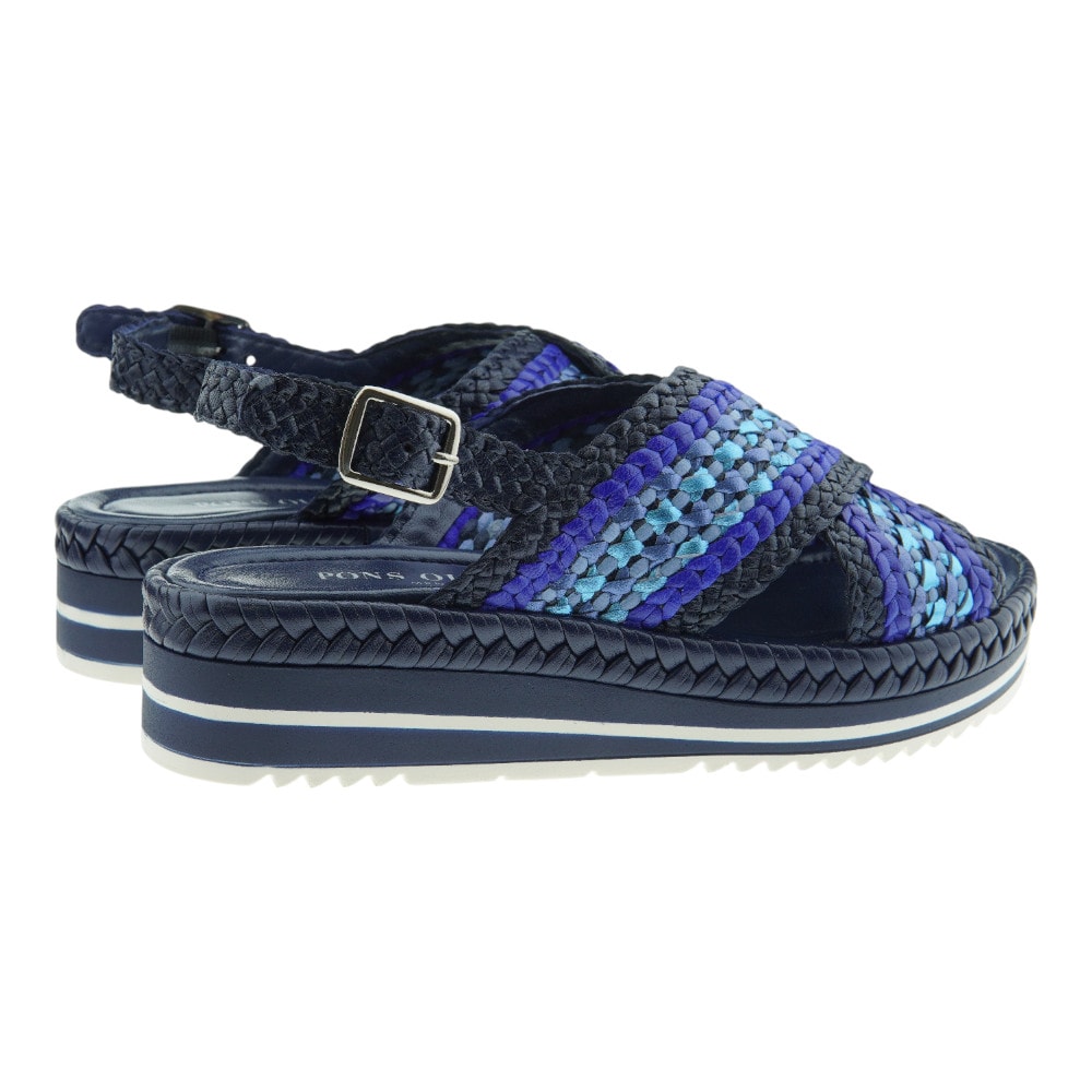 Compra Sandalias Pons Quintana Azul Marino – Diseño Trenzado y Comodidad Exclusiva foto 4