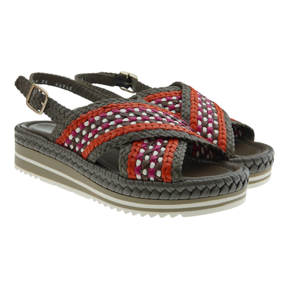 Sandalias Plataforma Trenzadas hebilla Pons Quintana 11539.S00