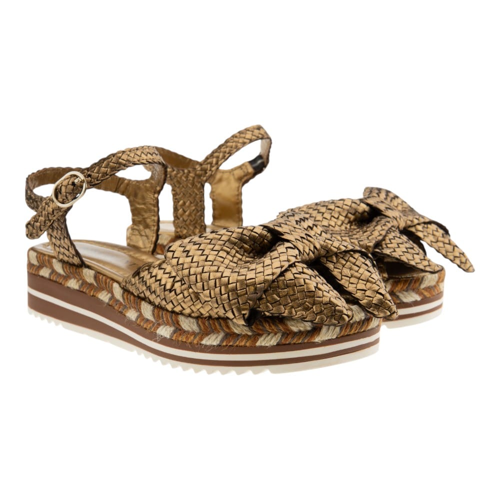 Sandalias cuña Mujer Trenzadas Lazo  Pons Quintana 11546.Y00 