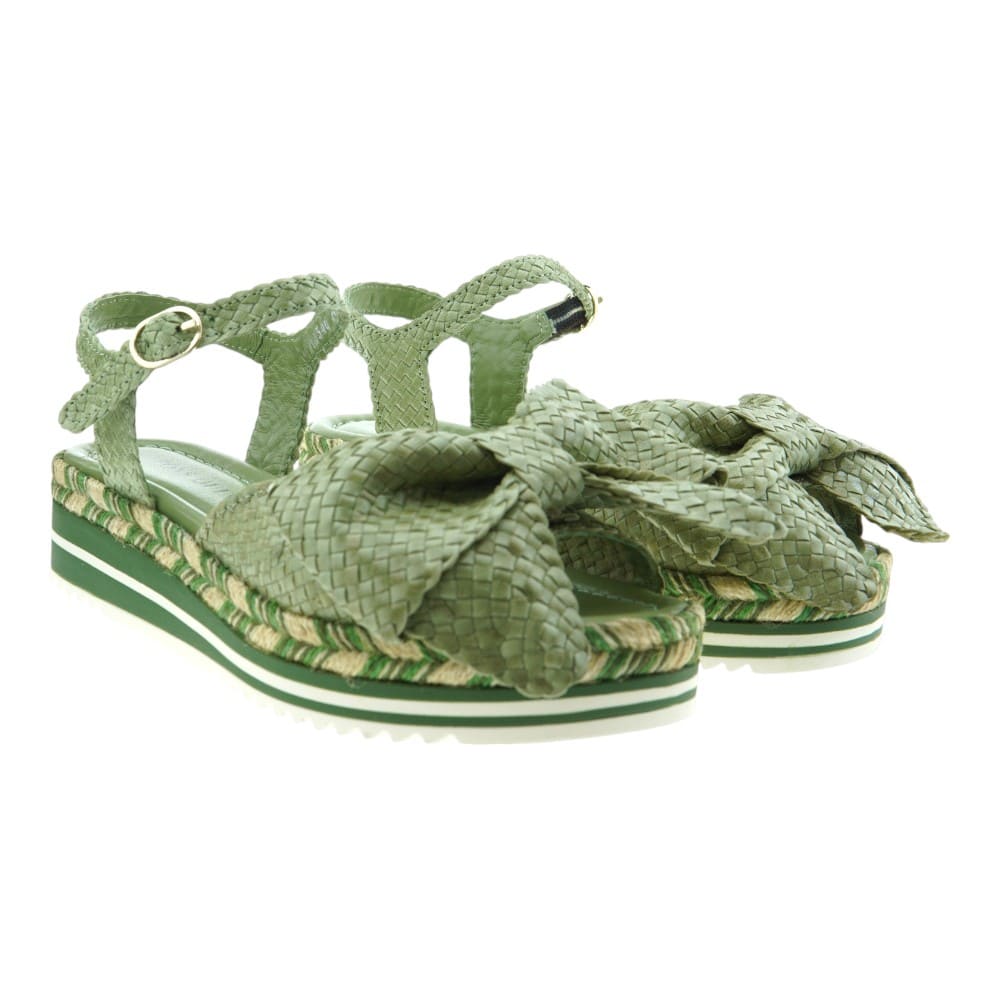 Sandalias Mujer Lazo  Verde Pons Quintana 11546.Y00