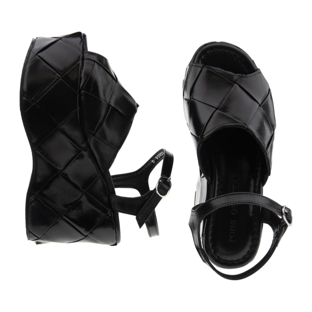 Sandalias marrones maxi plataforma Pons Quintana foto 2