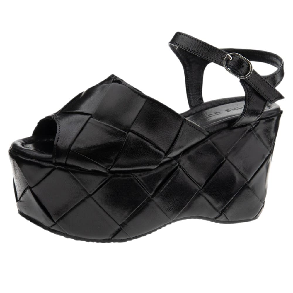 Sandalias marrones maxi plataforma Pons Quintana foto 3