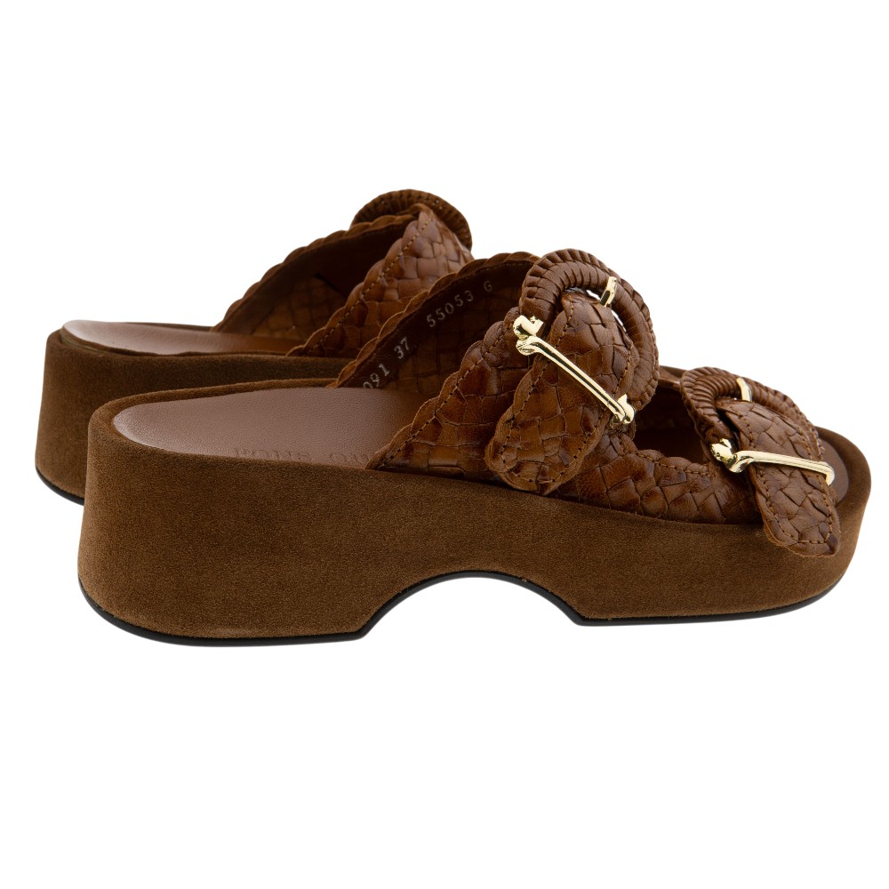 Sandalias Pons Quitana trenzadas hebillas | Carrilé foto 4