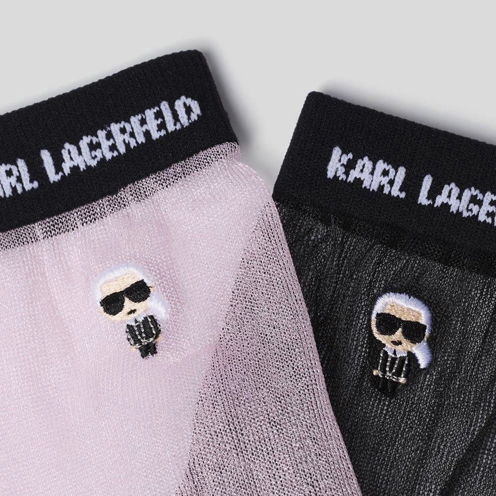 Pack calcetines purpurina Karl Lagerfeld 201W6003 foto 2