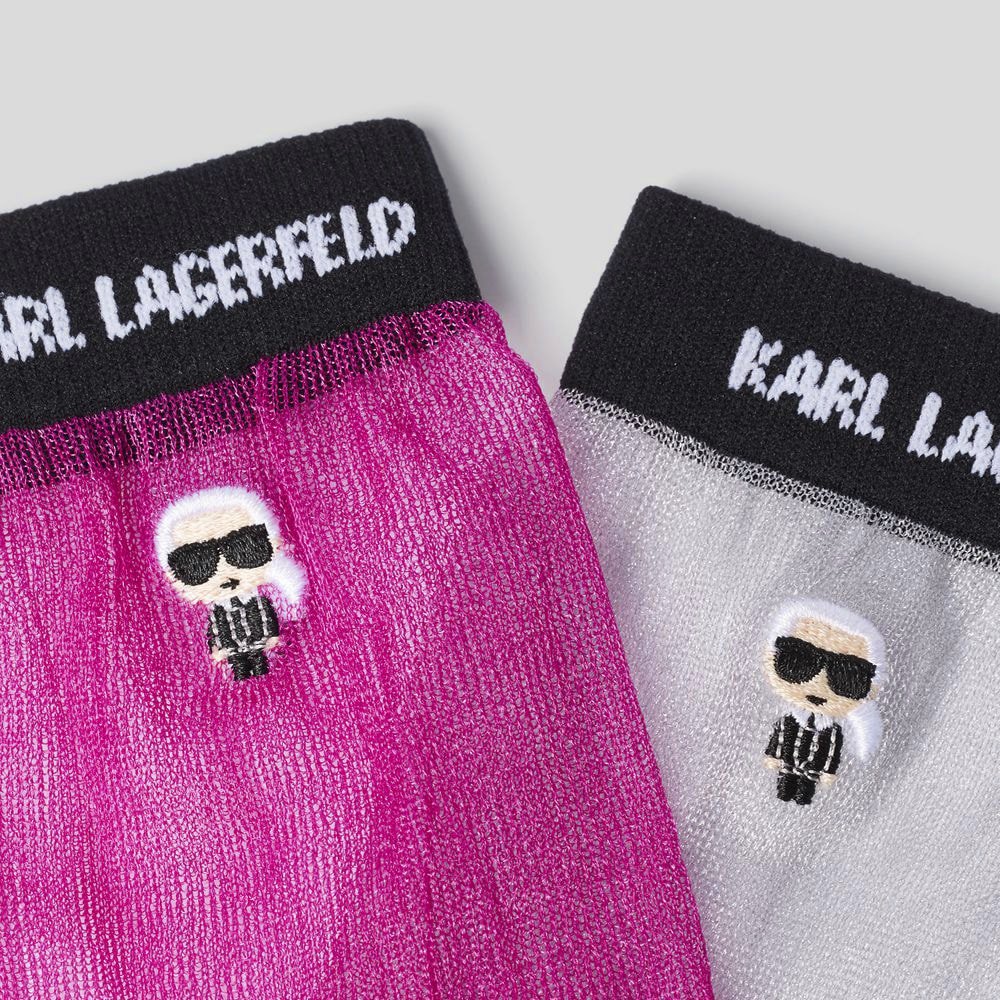 Pack calcetines brillantina Karl Lagerfeld 201W6003 foto 2