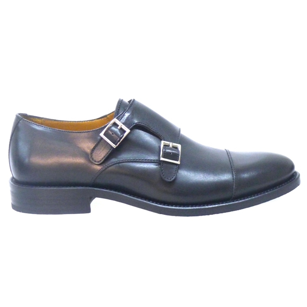 Zapato vestir dos hebillas Pertini 21468 foto 3