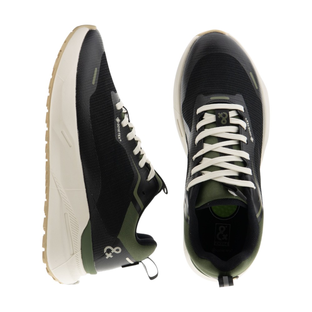 Zapatillas negras Goretex hombre cordones Extra foto 2