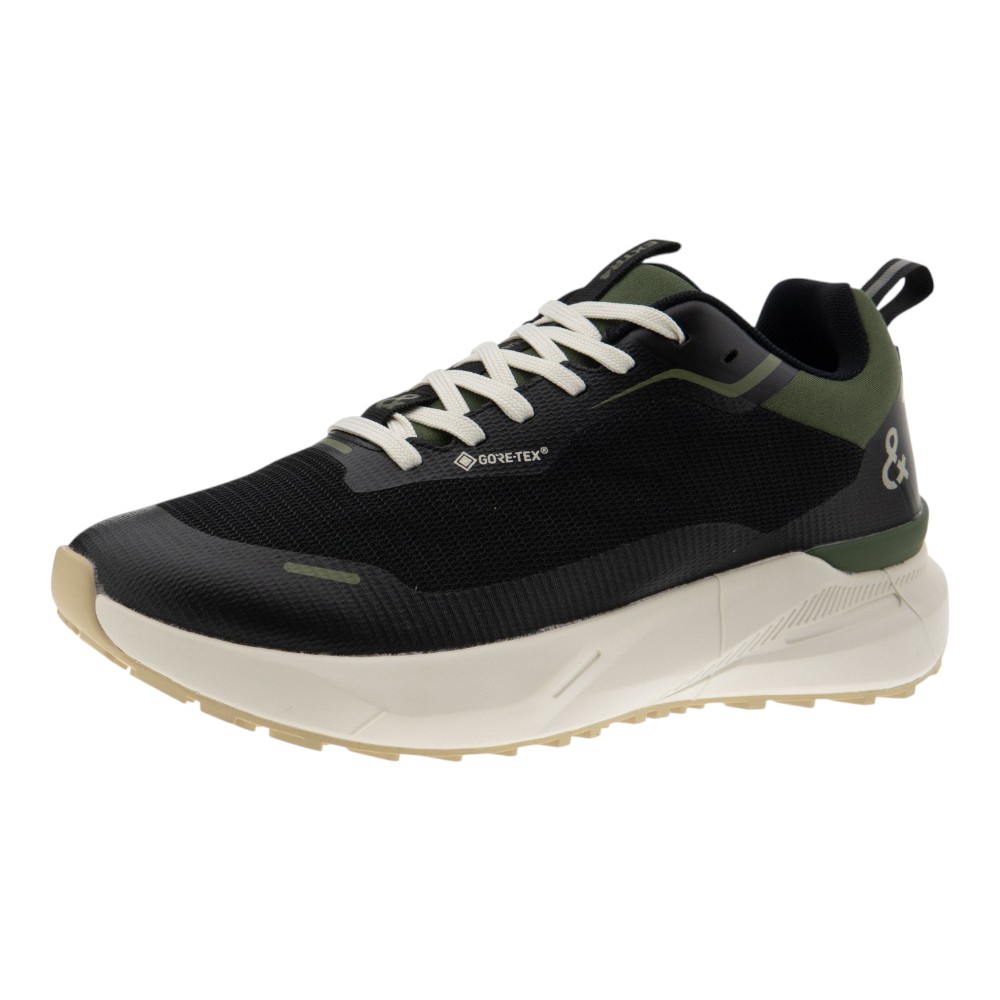 Zapatillas negras Goretex hombre cordones Extra foto 3