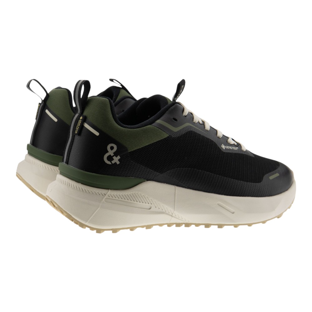 Zapatillas negras Goretex hombre cordones Extra foto 4