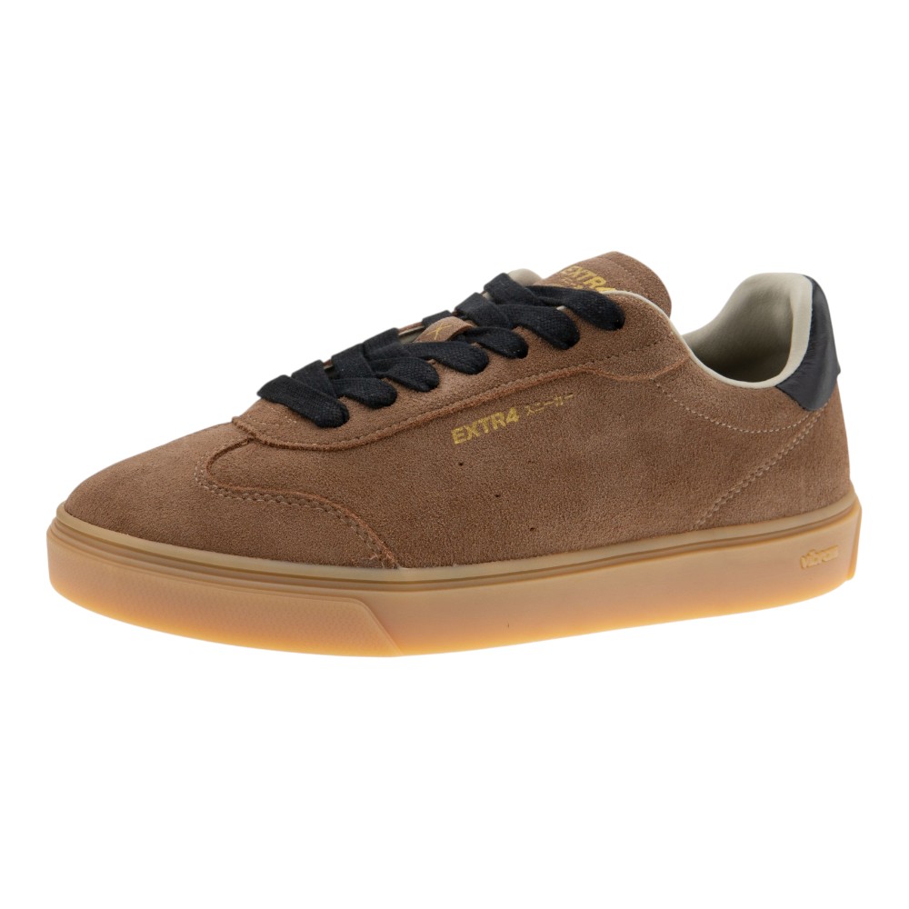 Zapatillas casual ante marrón caballero Extra4 foto 3