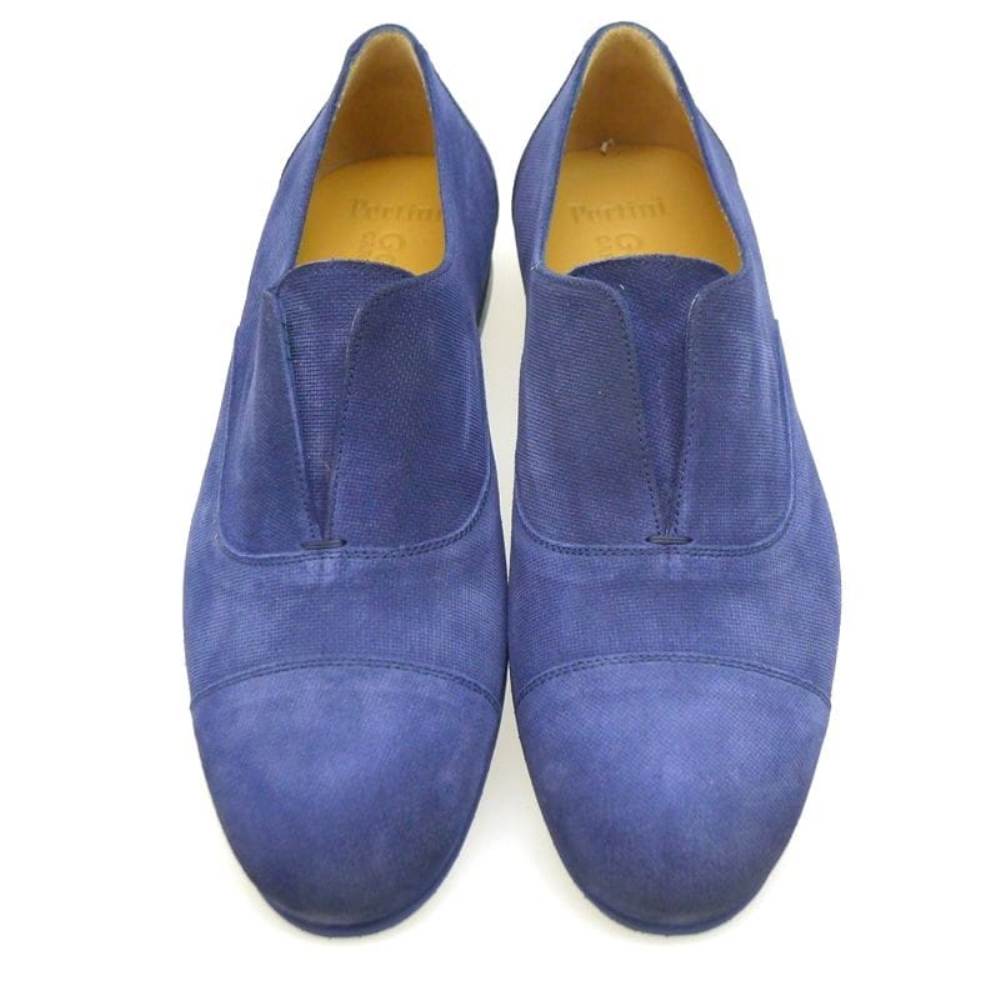 Zapato de hombre tipo slipper Pertini 23439 Azul foto 2