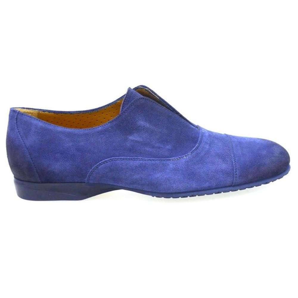 Zapato de hombre tipo slipper Pertini 23439 Azul foto 3