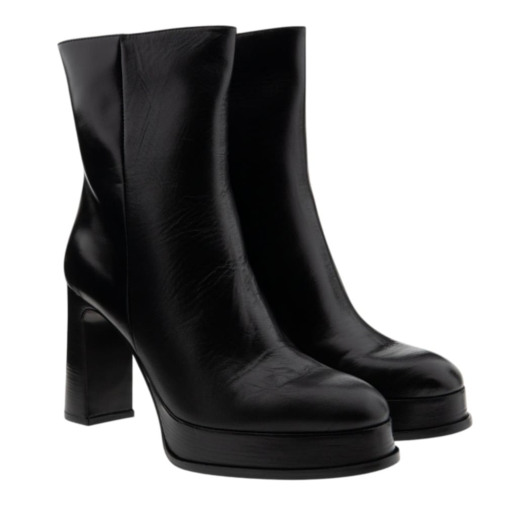 Botines negros Zinda tacón ancho 2463-N
