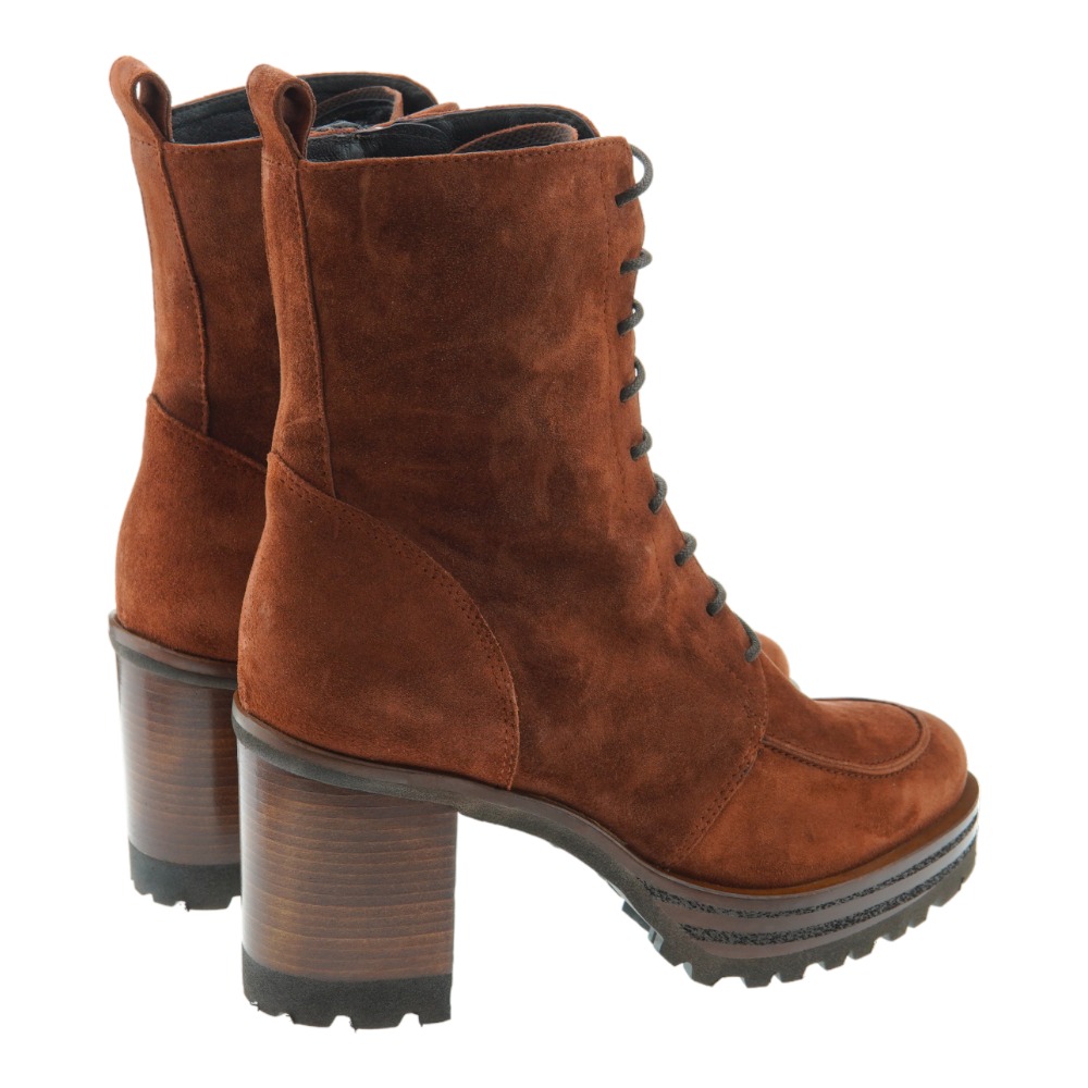 Botin tacon acordonado piel ane Zinda 2482 foto 4