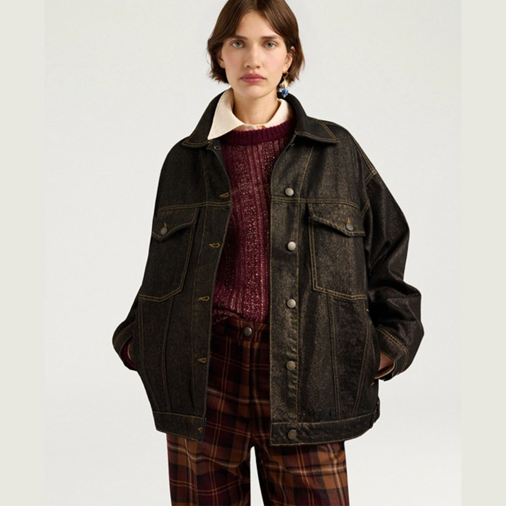 Chaqueta mujer vaquera teñida – Momoní foto 2