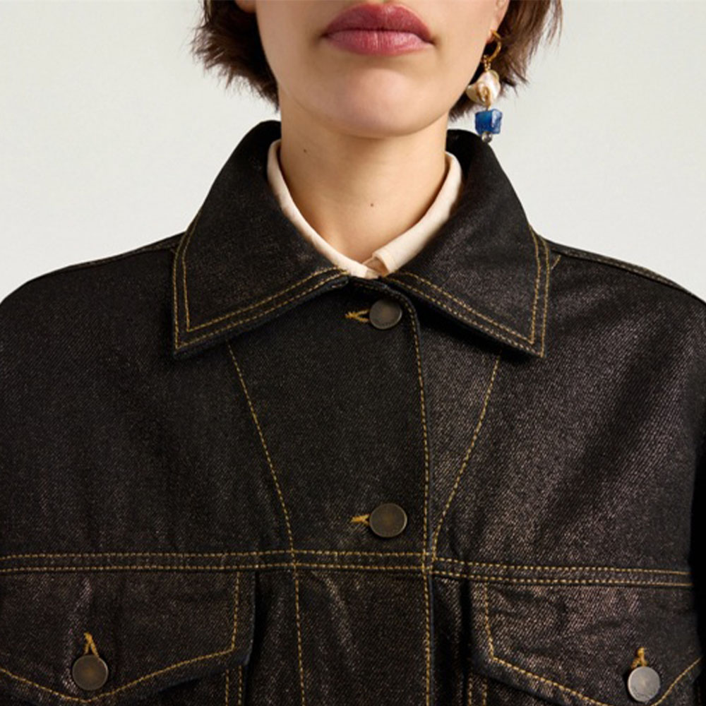 Chaqueta mujer vaquera teñida – Momoní foto 4