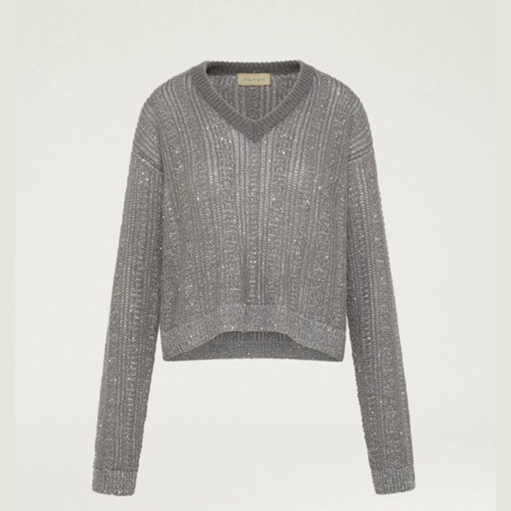 Jersey mujer pico lana Momoni 252MMOKN045