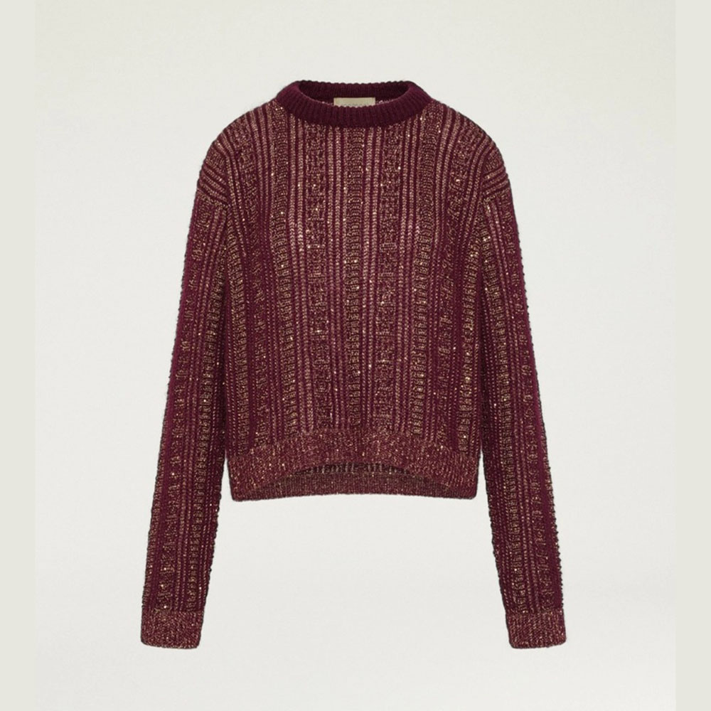 Jersey lana burdeos Momoni 252MMOKN046