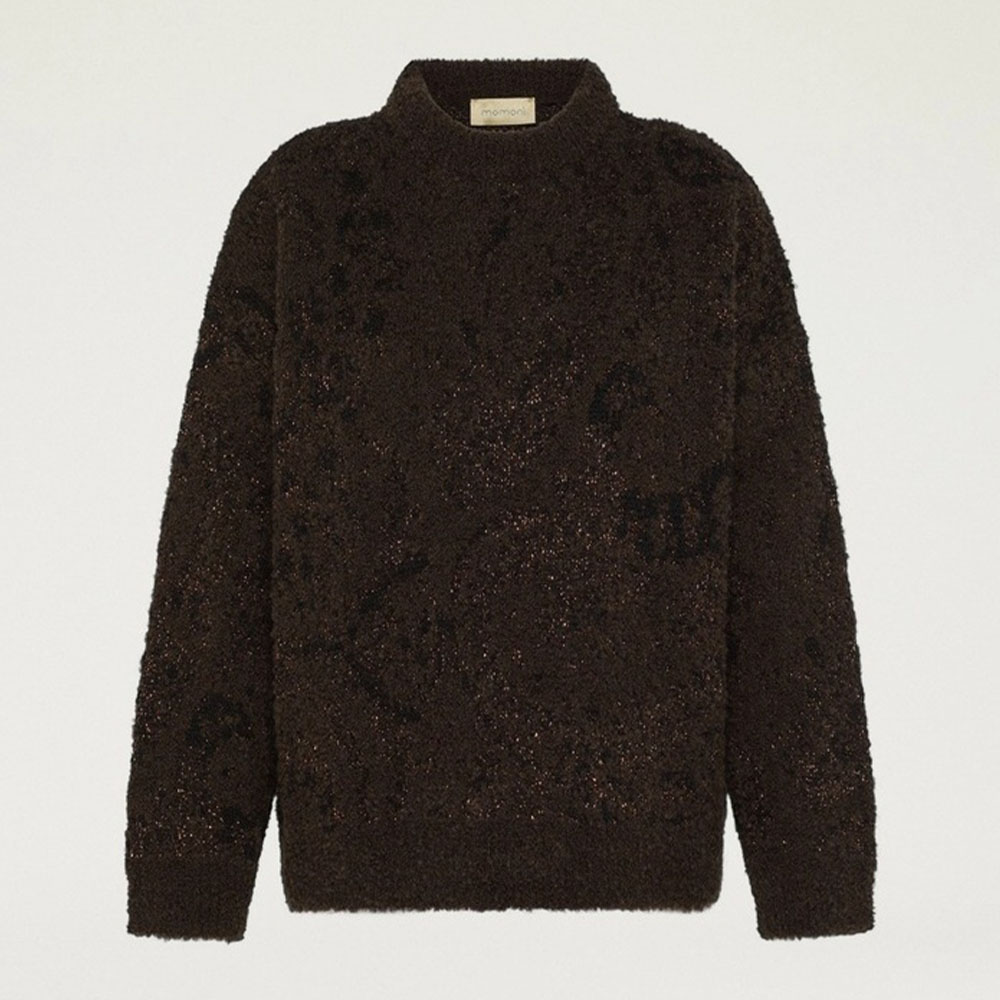 Jersey cuello redondo jacquard Momoni 252MMOKN058