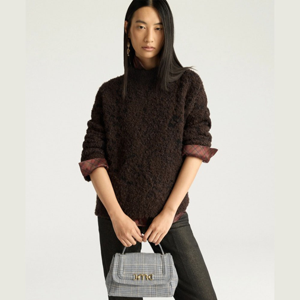 Jersey mujer marrón dorado – Momoní foto 2