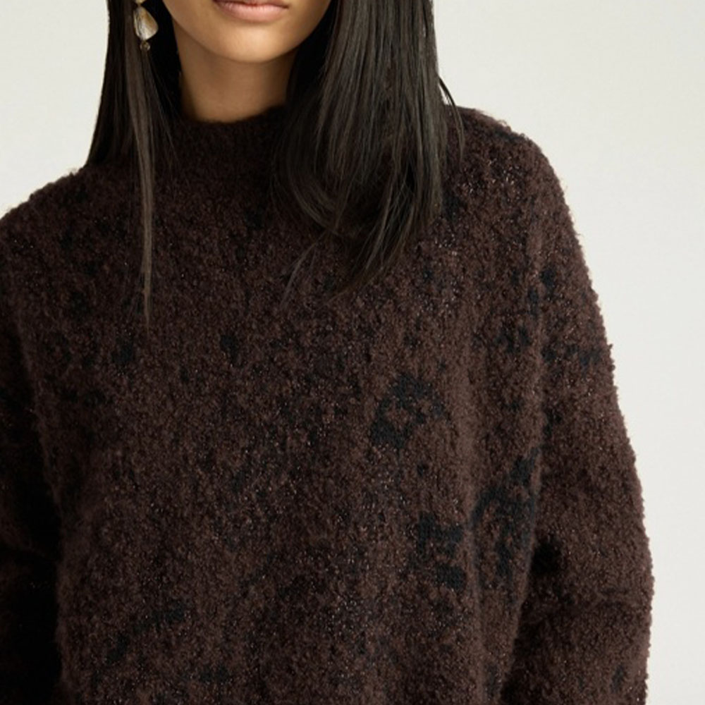 Jersey mujer marrón dorado – Momoní foto 4