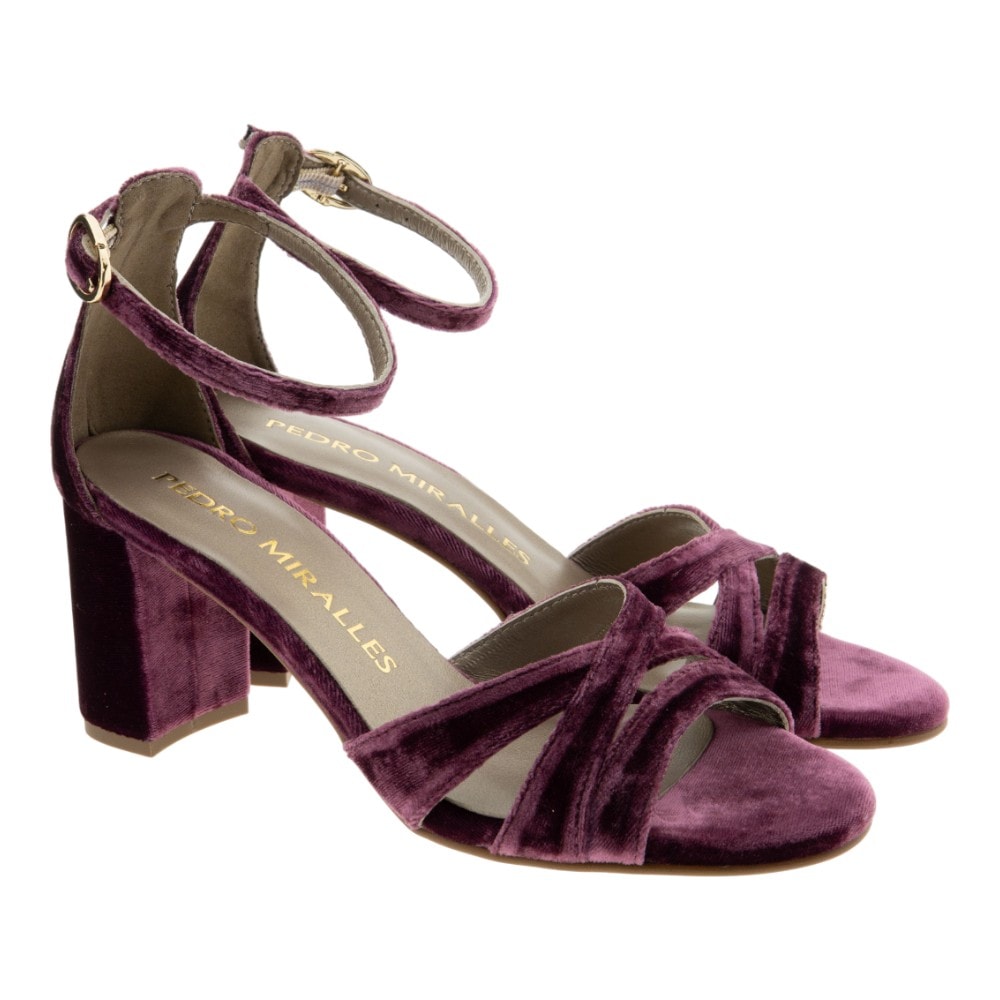 Sandalias terciopelo Pedro Miralles 26691