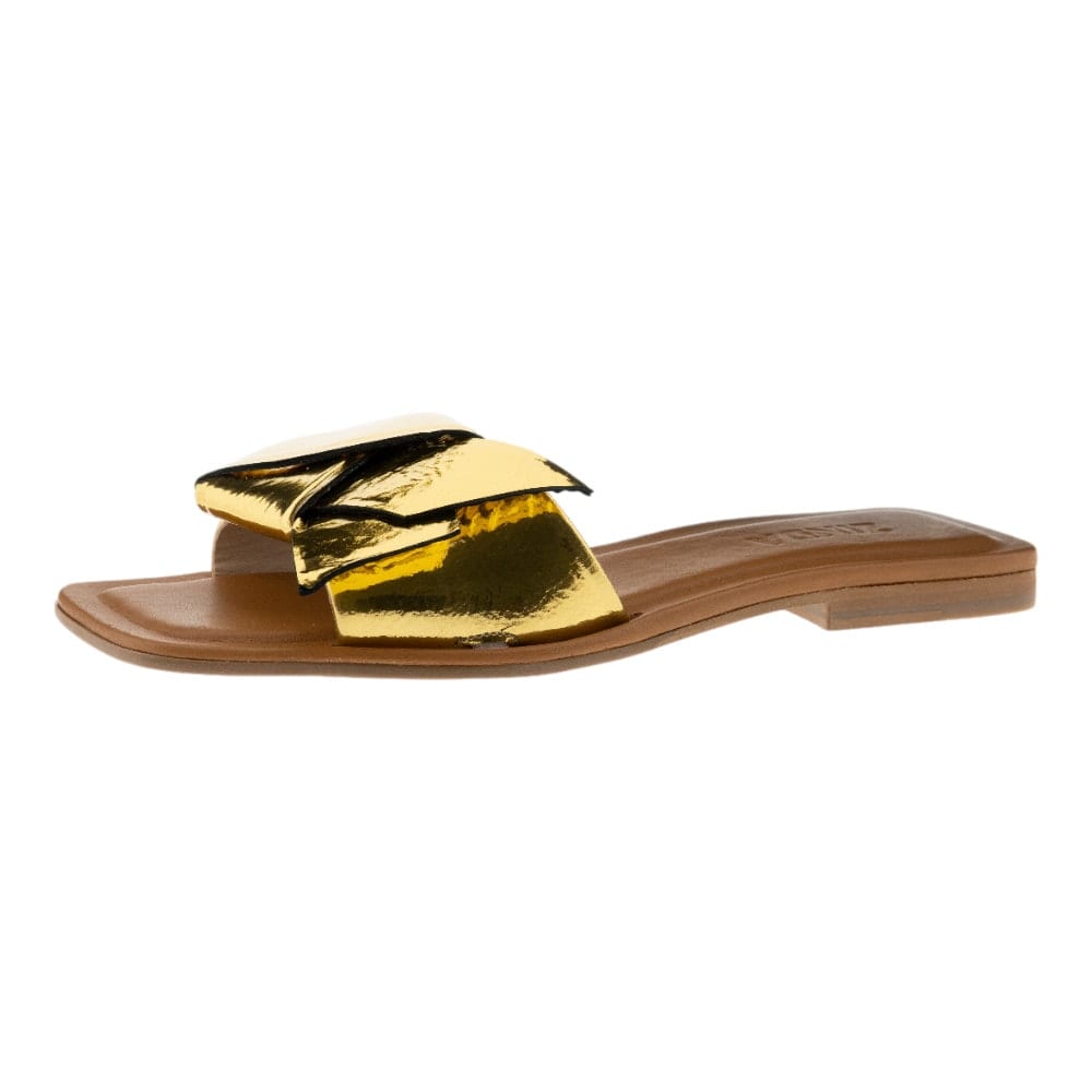 Elegancia Casual con Sandalias Zinda Lazo Dorado | Diseño Único para Mujer foto 3