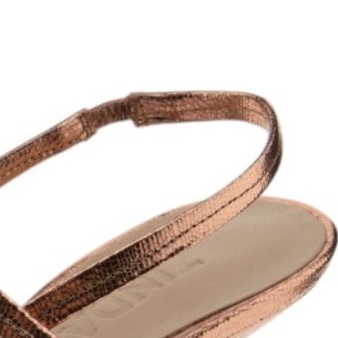 Zapato de Tacón Zinda Slingback | Metalizado Acero foto 6