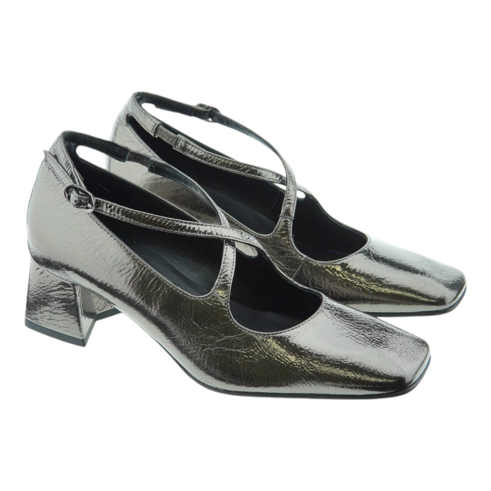 Zapatos Mujer Tacón Ancho Acero Zinda 2898