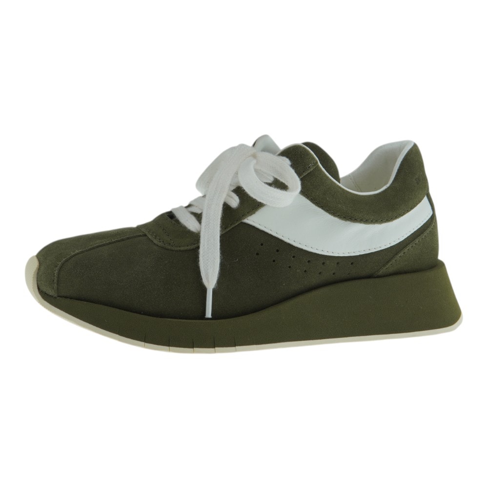 Sneakers mujer piel Paloma Barceló verdes | Estilo casual y elegante foto 3