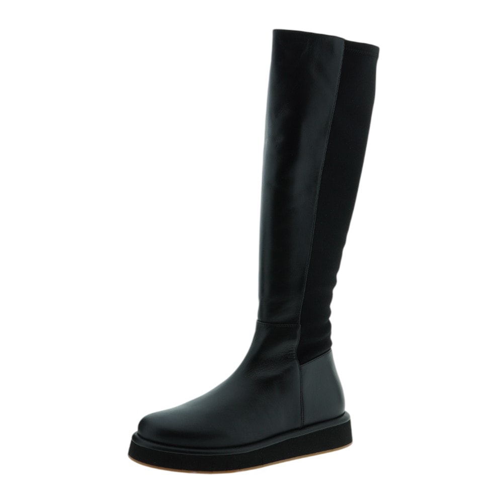 Botas altas negras mujer Paloma Barceló en piel lisa foto 3