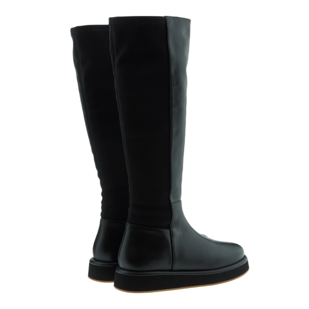 Botas altas negras mujer Paloma Barceló en piel lisa foto 4