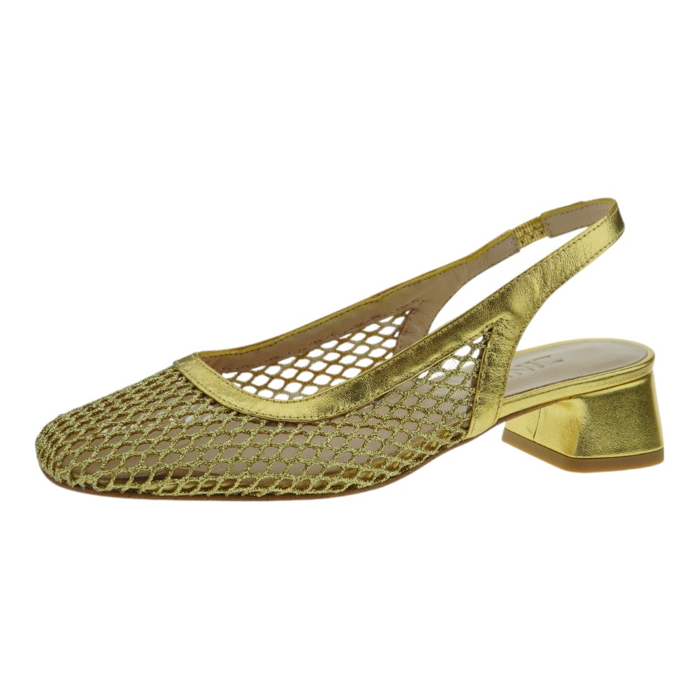Zapatos destalonados Zinda mujer dorados – Diseño elegante y cómodo foto 3