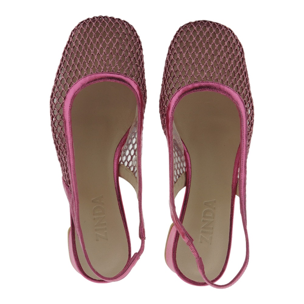 Zapatos destalonados Zinda fucsia – Color vibrante y estilo sofisticado foto 2