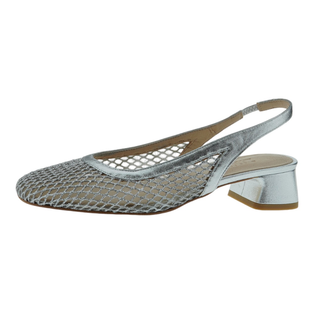 Zapatos destalonados Zinda mujer plateados – Diseño elegante y cómodo foto 3