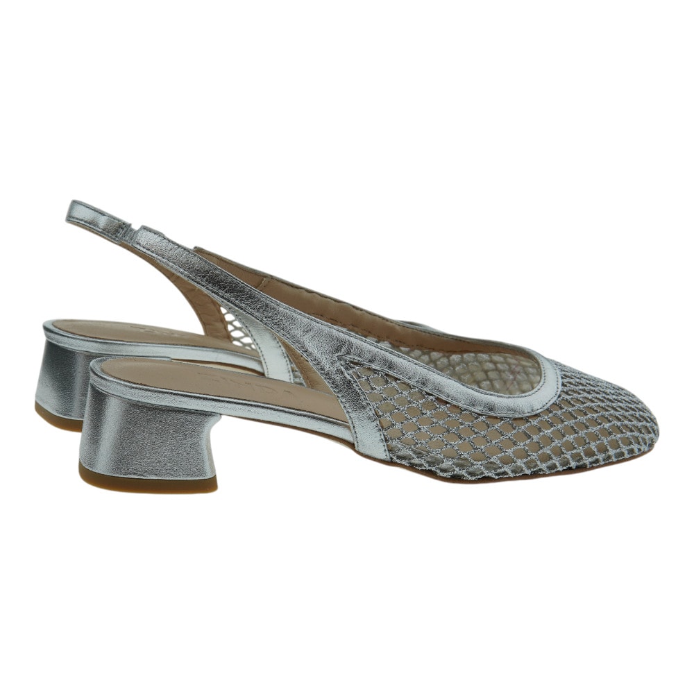Zapatos destalonados Zinda mujer plateados – Diseño elegante y cómodo foto 4