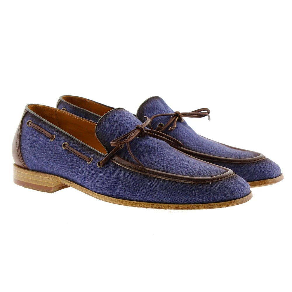 Mocasines lino lazo caballero Calce 318 Jeans
