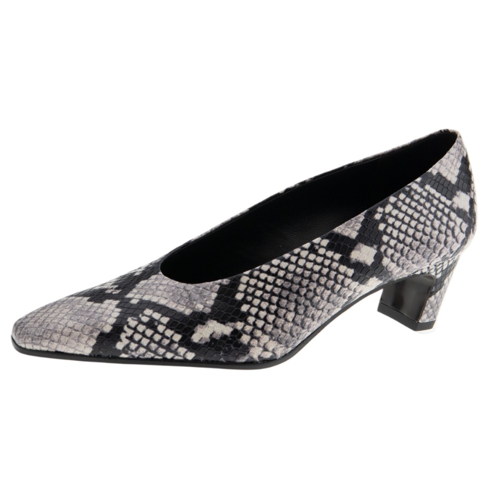 Zapato salón tacón python Zinda – Estilo animal print foto 3