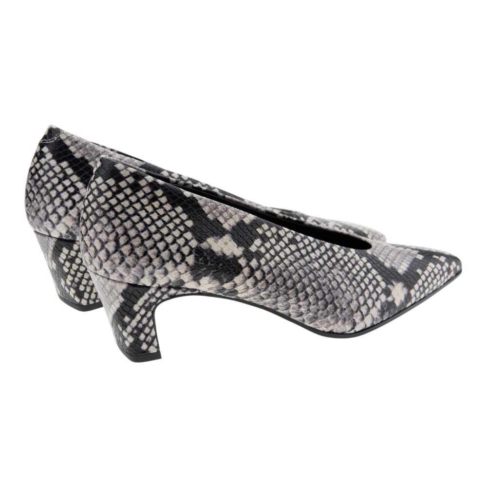 Zapato salón tacón python Zinda – Estilo animal print foto 4
