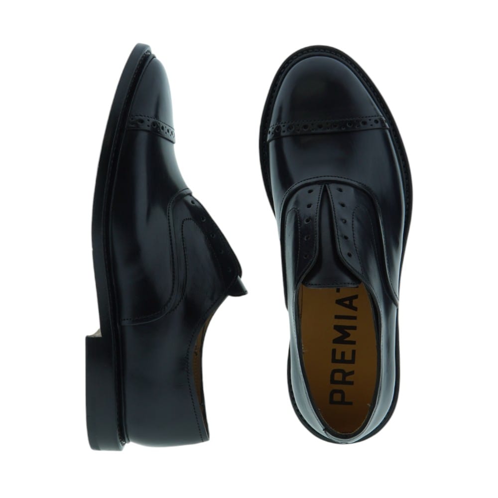 Blucher Negro Hombre Premiata | Zapatos de Vestir Exclusivos foto 2