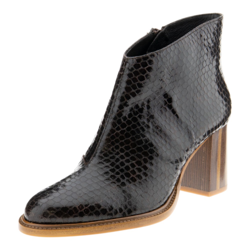 Botines marrones tacón Zinda – Estilo elegante y versátil foto 3