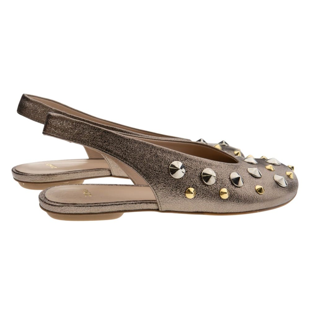 Bailarinas destalonadas tachuelas Zinda en bronce foto 4