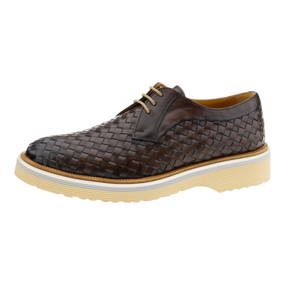 Blucher caballero Calce trenzado piel marrón – Estilo y confort foto 3