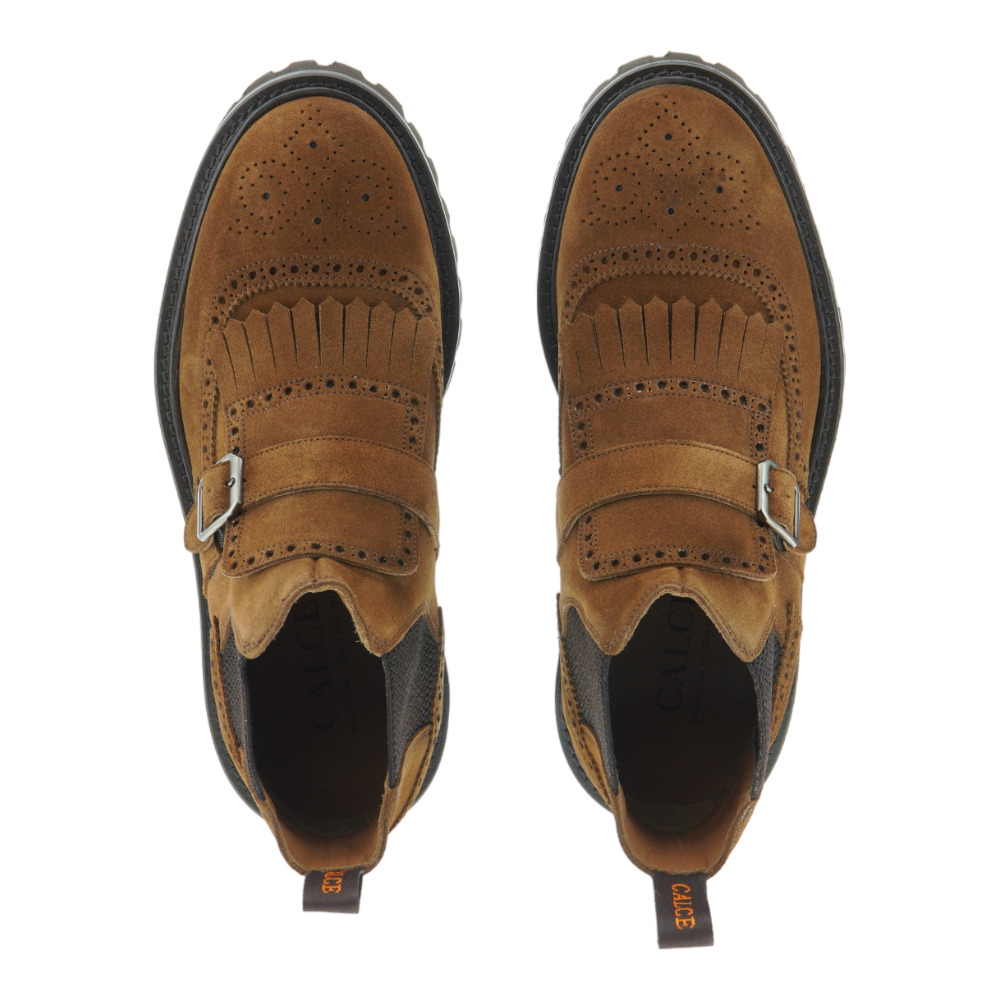 Bota hombre flecos y hebilla Calce 455-SE foto 2