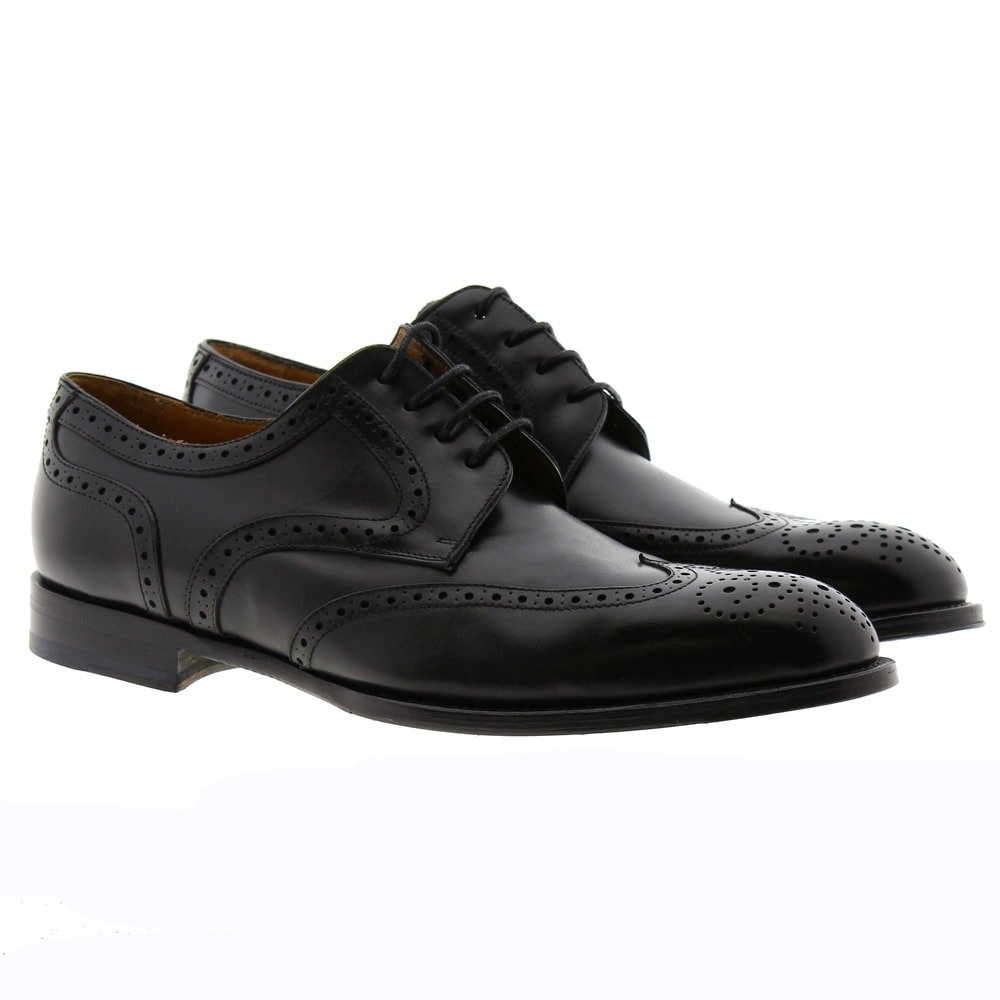 Emoción persuadir Moviente Zapato Oxford picado Calce 47 Negro