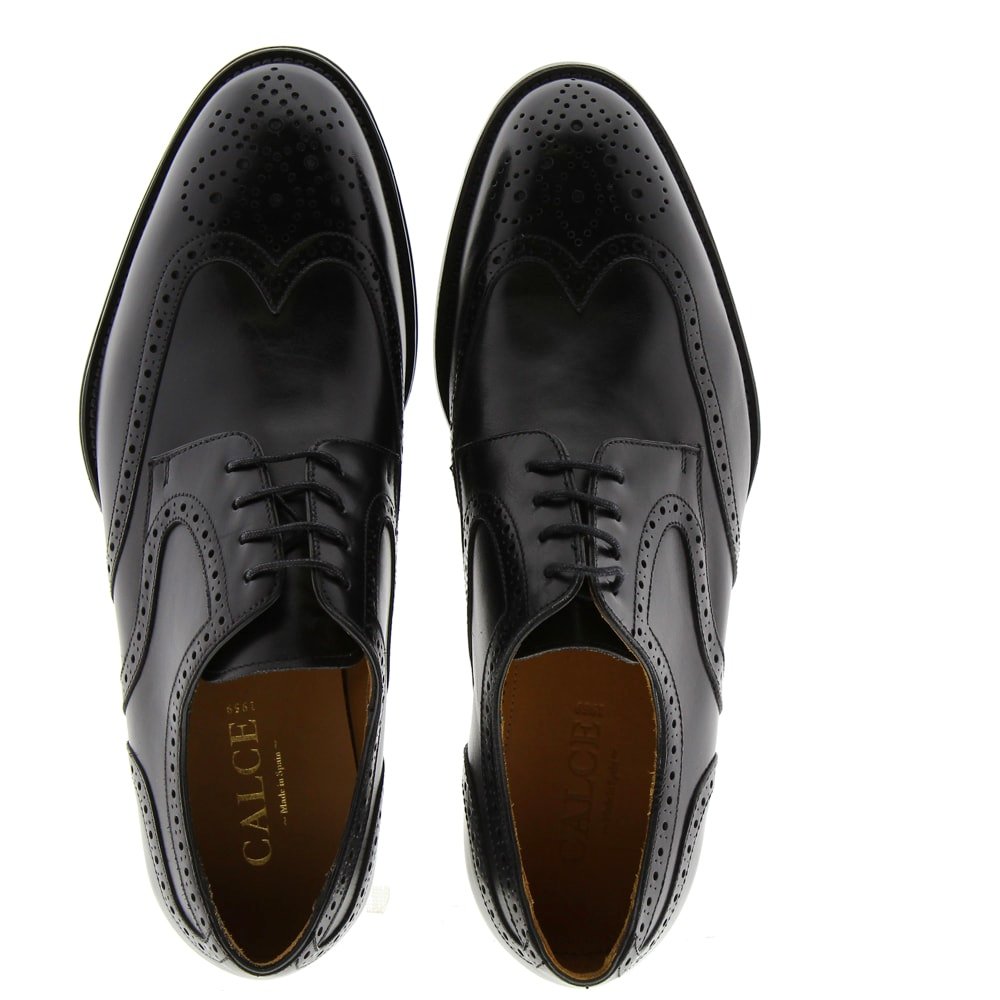 Zapato Oxford picado Calce 47 Negro foto 2
