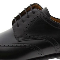 Zapato Oxford picado Calce 47 Negro foto 6