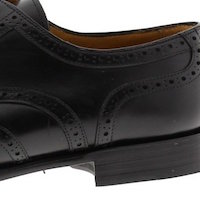 Zapato Oxford picado Calce 47 Negro foto 7