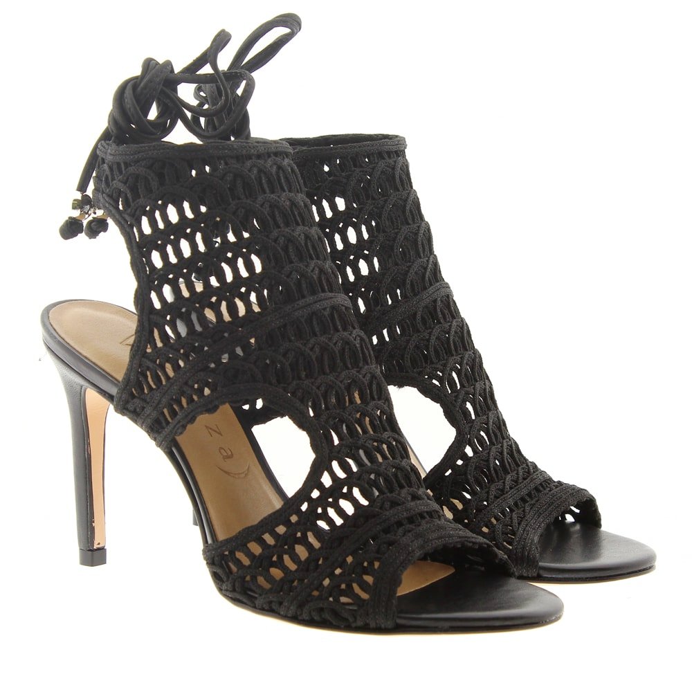 Sandalia crochet cordón Vicenza 50002801 Negro