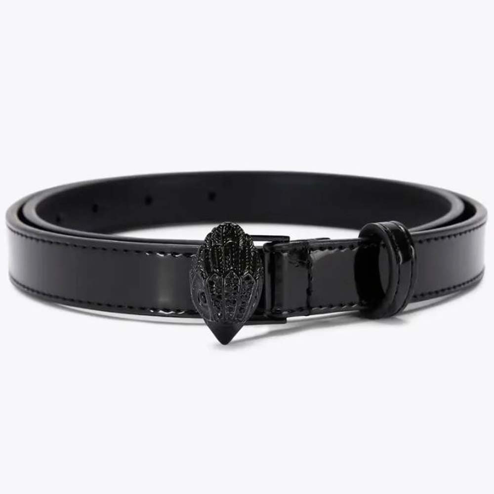 Cinturón negro mujer cabeza águila Kurt Geiger 5255800309
